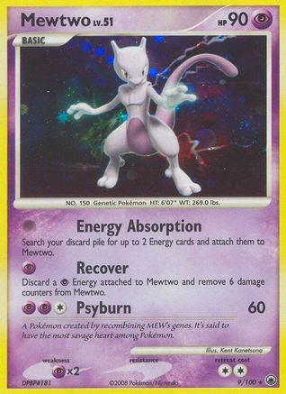 Mewtwo 009/100 - Majestic Dawn Reverse Holofoil