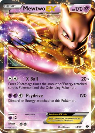 Mewtwo EX 054/99 - Next Destinies Holofoil