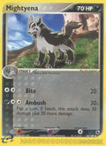 Mightyena 042/109 - Ruby and Sapphire Reverse Holofoil
