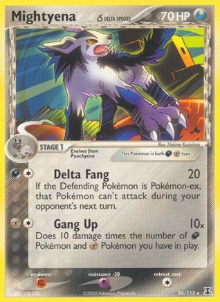 Mightyena (Delta Species) 024/113 - Delta Species