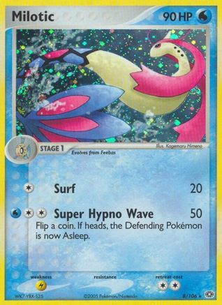 Milotic 008/106 - Emerald Holofoil