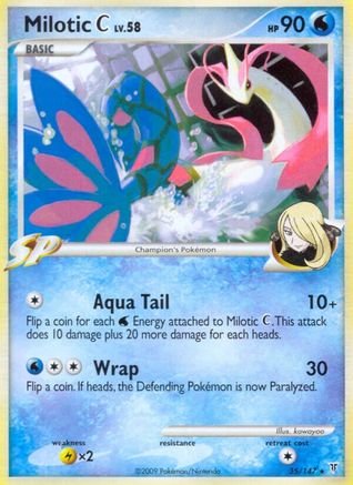 Milotic C 035/147 - Supreme Victors Reverse Holofoil