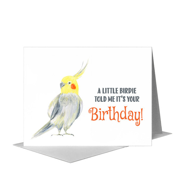 Cockatiel, Greeting Card (#8745B)