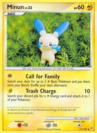 Minun 071/147 - Supreme Victors Reverse Holofoil