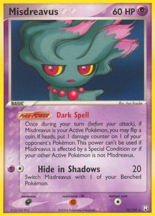 Misdreavus 025/109 - Team Rocket Returns
