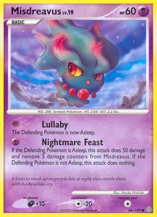 Misdreavus 068/100 - Stormfront Reverse Holofoil