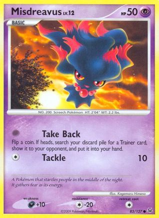 Misdreavus 083/127 - Platinum