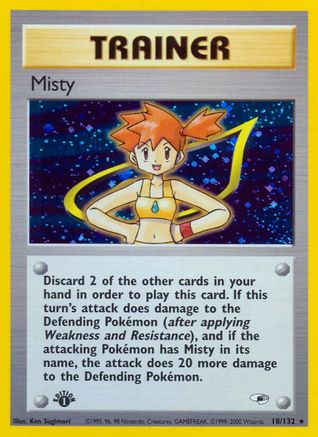 Misty 018/132 - Gym Heroes