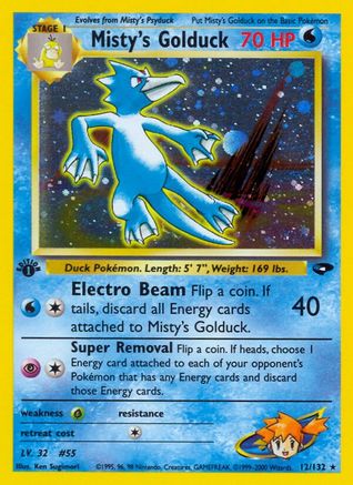 Misty's Golduck 012/132 - Gym Challenge