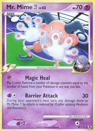 Mr. Mime E4 028/111 - Rising Rivals Reverse Holofoil