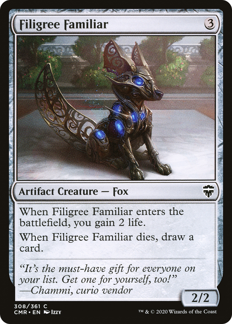 Filigree Familiar (CMR-308) - Commander Legends Foil