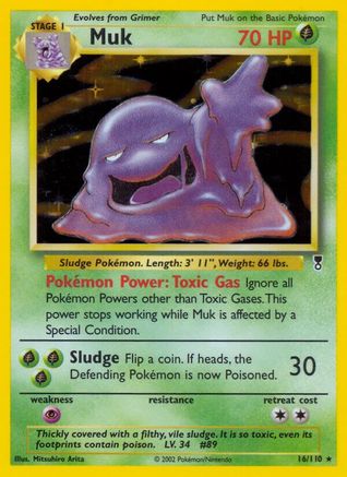 Muk 016/110 - Legendary Collection Holofoil