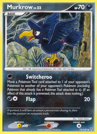 Murkrow 072/147 - Supreme Victors Reverse Holofoil