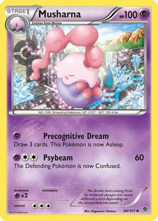 Musharna 040/101 - Plasma Blast Reverse Holofoil