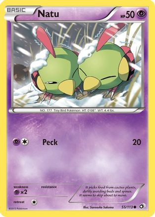 Natu 055/113 - Legendary Treasures Reverse Holofoil