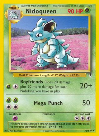 Nidoqueen 032/110 - Legendary Collection Reverse Holofoil