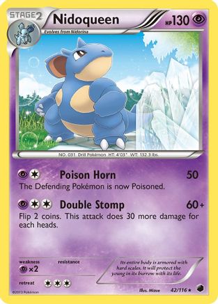 Nidoqueen 042/116 - Plasma Freeze Reverse Holofoil