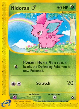 Nidoran M 096/147 - Aquapolis