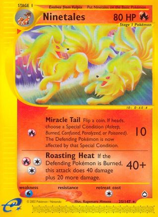 Ninetales 025/147 - Aquapolis