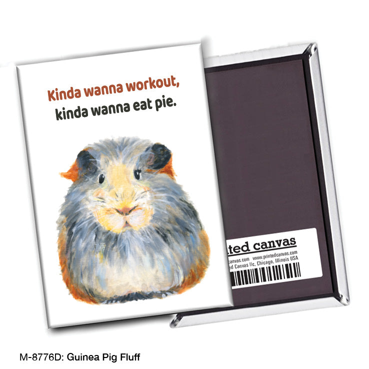 Guinea Pig Fluff, Magnet (M-8776D)