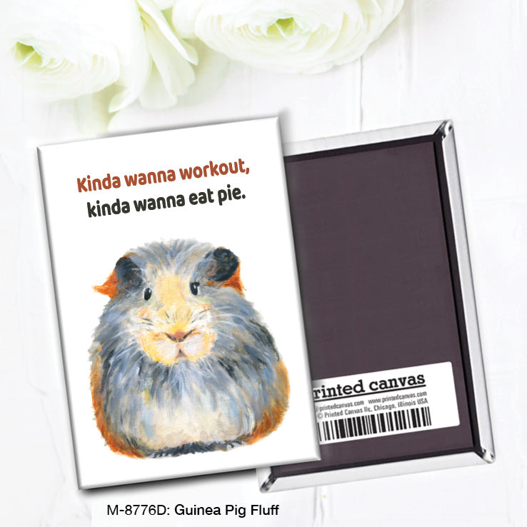 Guinea Pig Fluff, Magnet (M-8776D)