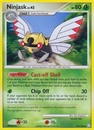 Ninjask 067/146 - Legends Awakened Reverse Holofoil