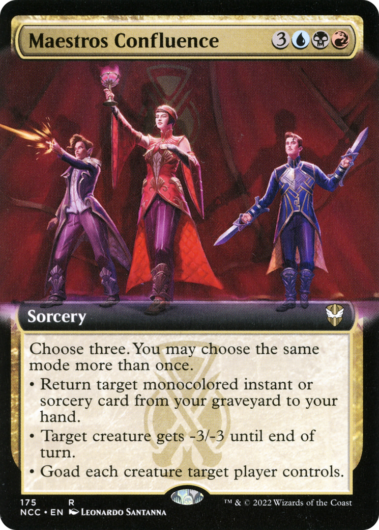 Maestros Confluence (NCC-175) - New Capenna Commander: (Extended Art)