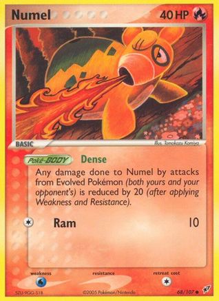 Numel 068/107 - Deoxys - Reverse Holofoil