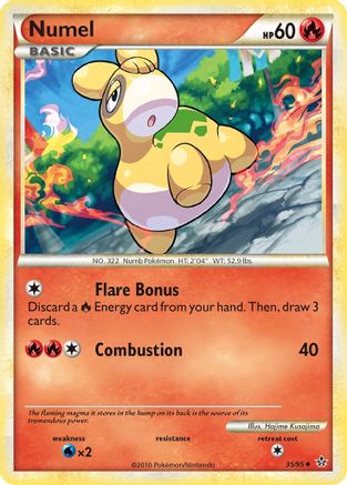 Numel 035/95 - Unleashed Reverse Holofoil