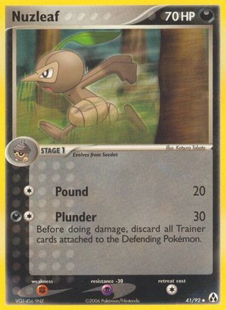 Nuzleaf 041/92 - Legend Maker Reverse Holofoil