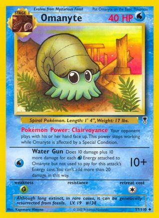 Omanyte 057/110 - Legendary Collection Reverse Holofoil