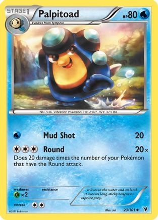 Palpitoad 023/101 - Noble Victories Reverse Holofoil