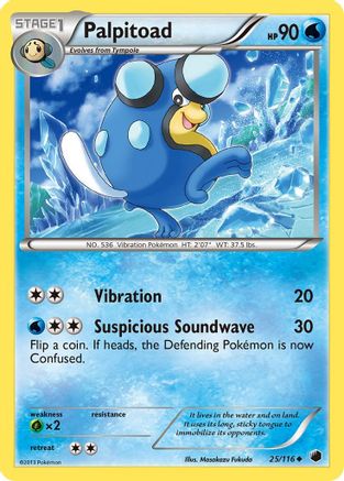 Palpitoad 025/116 - Plasma Freeze Reverse Holofoil