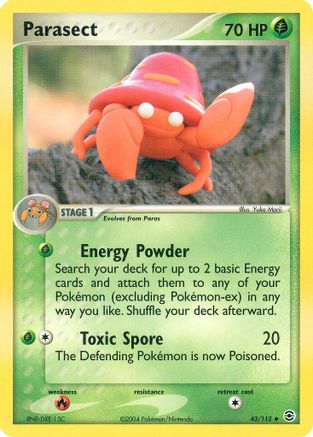 Parasect 043/112 - FireRed & LeafGreen