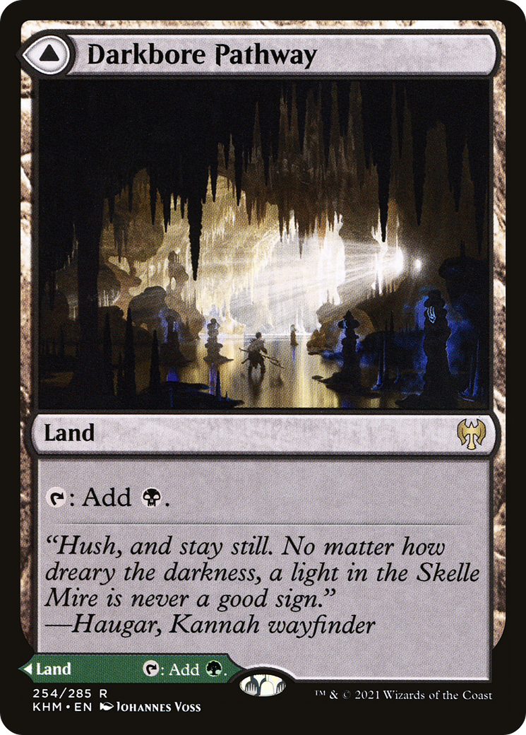 Darkbore Pathway // Slitherbore Pathway (KHM-254) - Kaldheim Foil