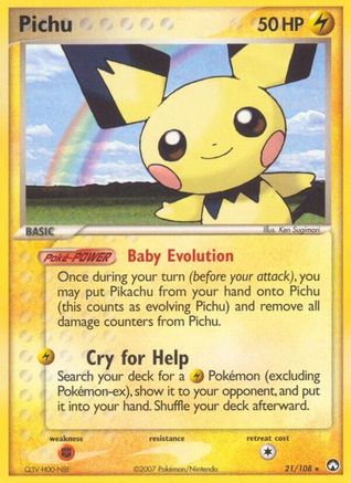 Pichu 021/108 - Power Keepers