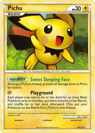 Pichu 028/123 - HeartGold SoulSilver