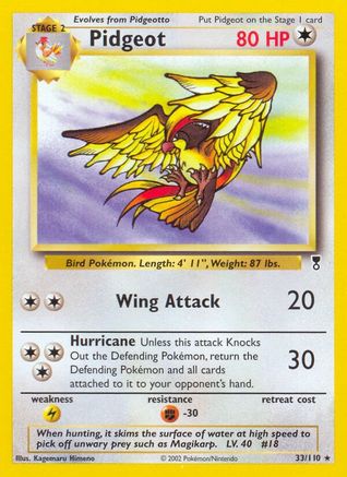 Pidgeot 033/110 - Legendary Collection Reverse Holofoil