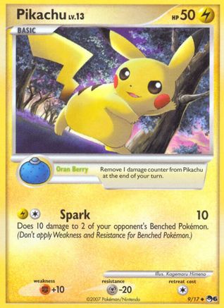 Pikachu 009/17 - POP Series 6 Holofoil
