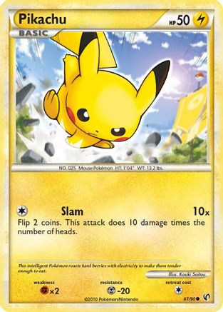 Pikachu 061/90 - Undaunted