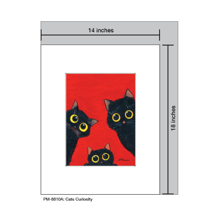 Cats Curiosity, Print (#8810A)