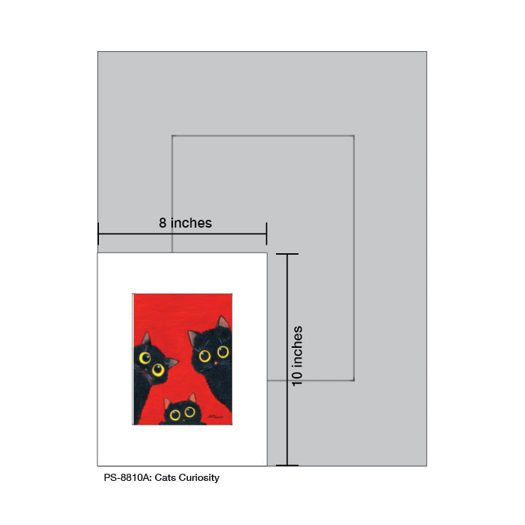 Cats Curiosity, Print (#8810A)