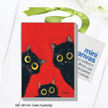 Cats Curiosity, Mini Canvas (MC-8810A)