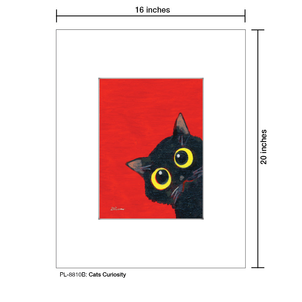 Cats Curiosity, Print (#8810B)