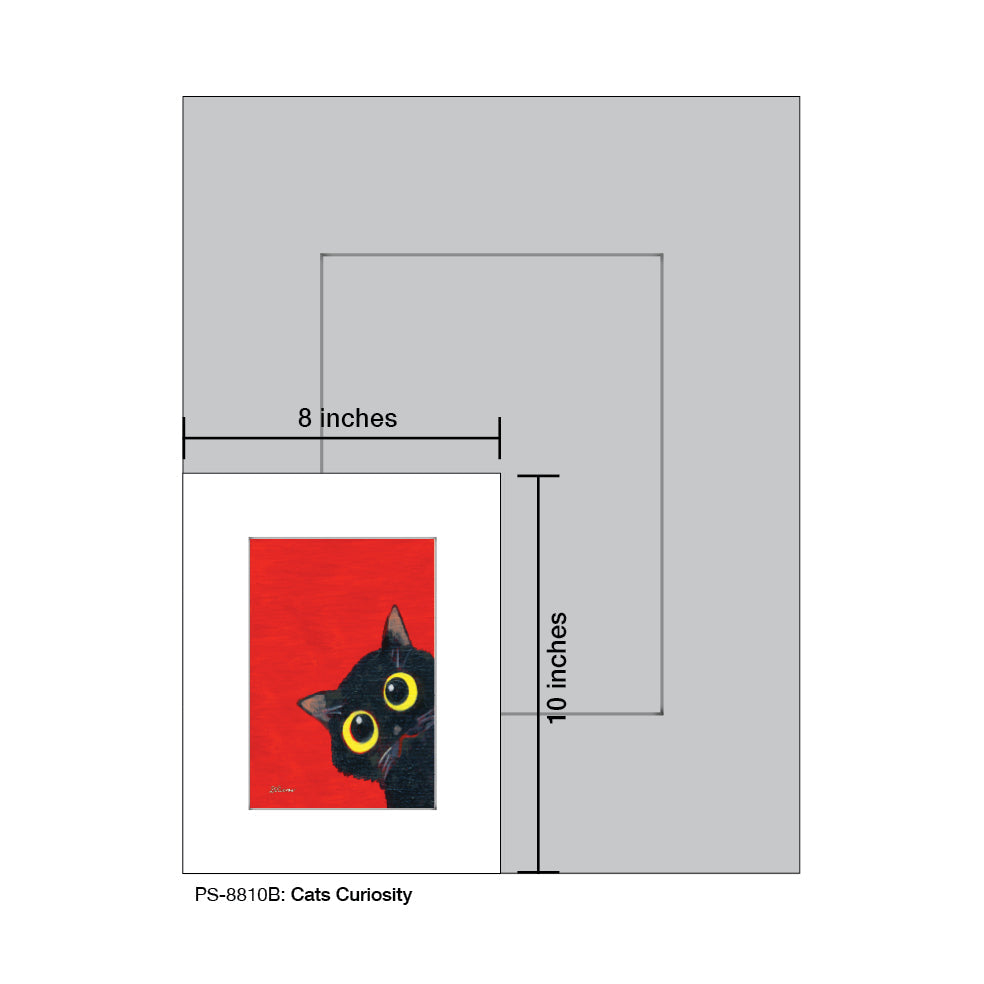 Cats Curiosity, Print (#8810B)