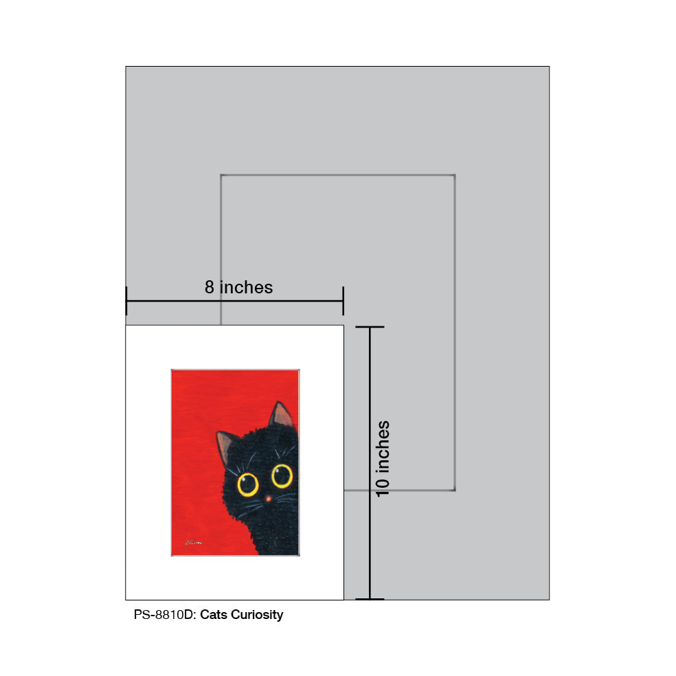 Cats Curiosity, Print (#8810D)