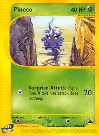 Pineco 085/144 - Skyridge Reverse Holofoil