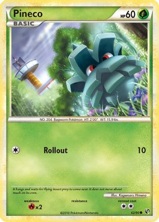 Pineco 062/90 - Undaunted Reverse Holofoil