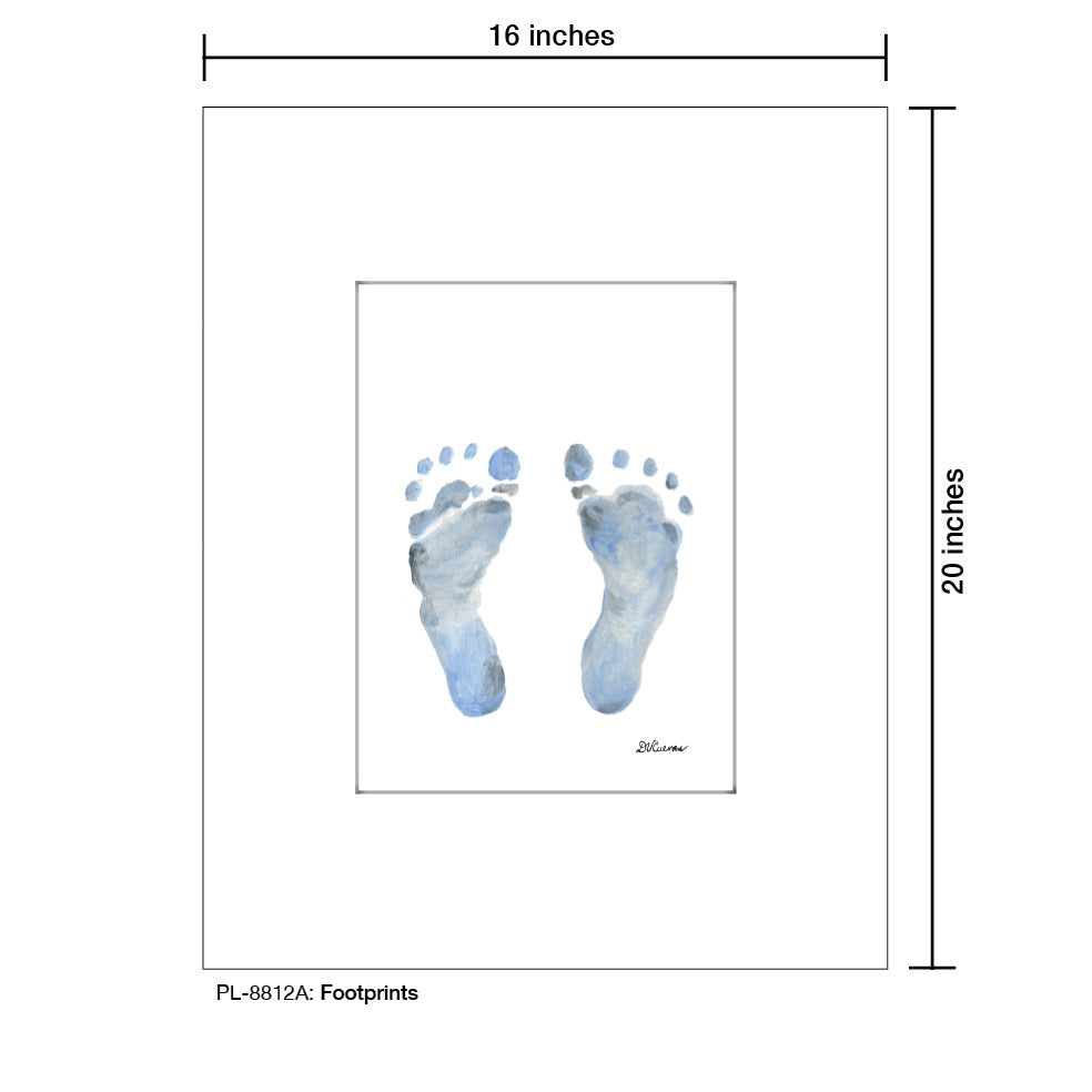 Footprints, Print (#8812A)
