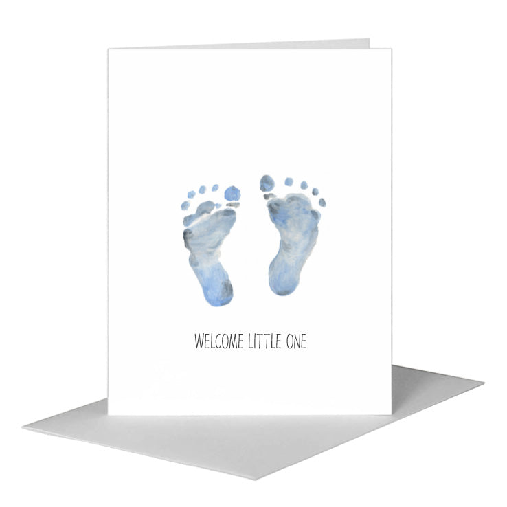 Footprints, Greeting Card (#8812B)